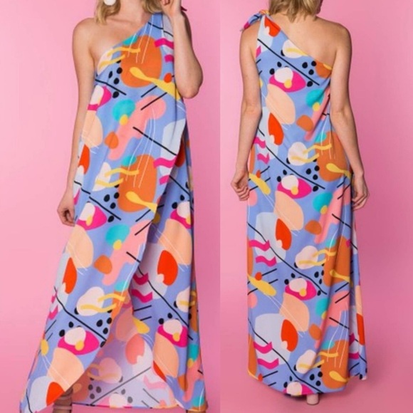 CROSBY by Mollie Burch Dresses & Skirts - CROSBY by Mollie Burch Sasha High Low Midi Length One Shoulder Dress \\ 0